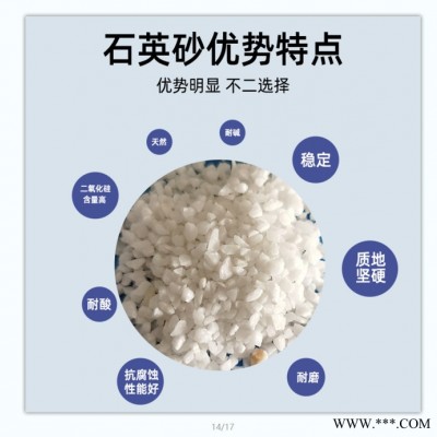 廠家批發(fā)廣西常規(guī)石英砂 草坪石英砂 石英砂濾料 石英砂價格