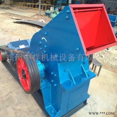 錘式混合石料制砂機 河道滑石鵝卵石粉碎機 時產20T錘破碎石機