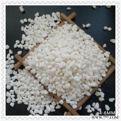 供應(yīng)圓粒裝飾白沙子 白云石石子  圓粒裝飾用白沙子