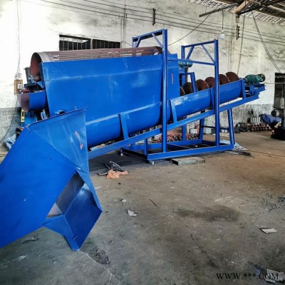 深圳市螺旋洗篩一體機水洗蛟龍洗沙機高嶺土洗泥沙石粉分離機砂石場設備