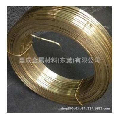 現貨黃銅扁線1.5*6.5mm裸黃銅扁線H65 C3602扁銅線 黃銅插頭線