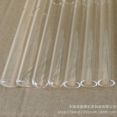 廠家供應石英玻璃套管石英試管紫外線石英套管水處理專用石英套管