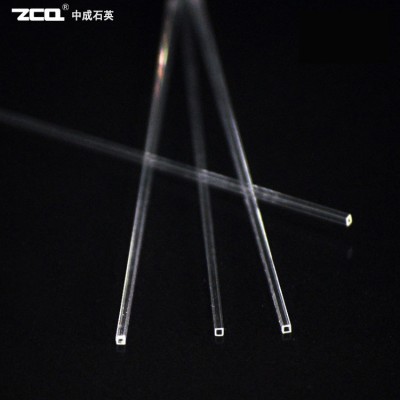石英玻璃毛細(xì)方管 保護(hù)套管0.126mm微小孔徑光纖管石英方管
